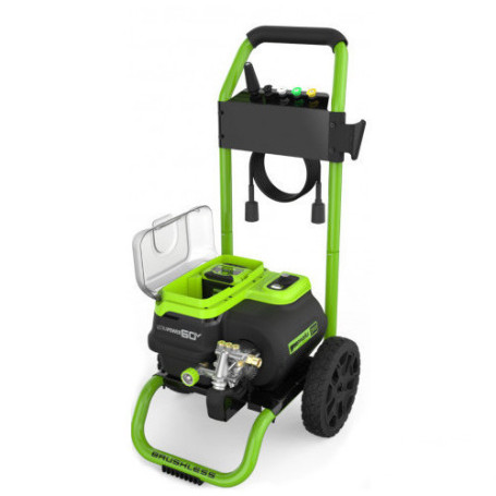 Мойка высокого давления  Greenworks Арт. 5106207, 60V, 250 бар, бесщеточная, с портом на 2 АКБ