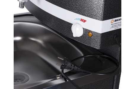 Умывальник дачный ЛЮКС, с подогревом, нержавеющая мойка, цвет серебро