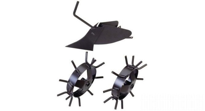 Принадлежность к культиватору HUSQVARNA TF224/TF334/TF434P Выравниватель кромок с колёсами  9665452-01