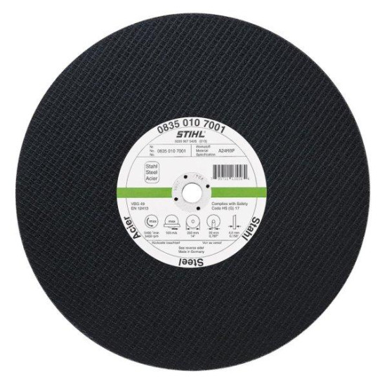 Абразивный диск 400х20мм сталь Stihl 08350107002
