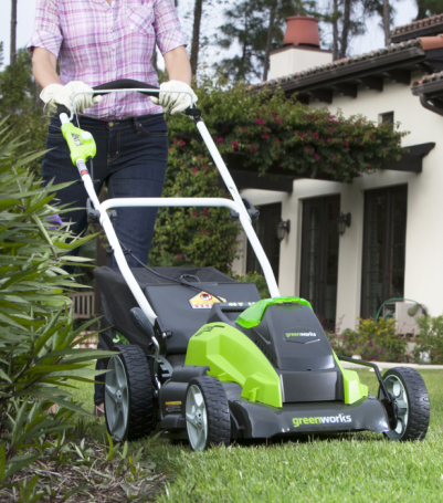 40V 45 см Газонокосилка (в комл. аккумуляторная батарея 2А*ч и зарядное устройство)