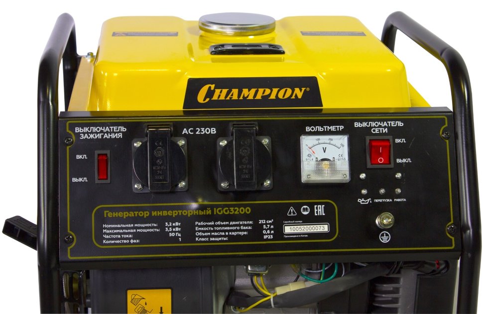 Генератор champion igg3200