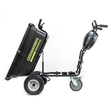Садовая тележка самоходная Greenworks Арт. 7400607, 82V, 106 л, без АКБ и ЗУ