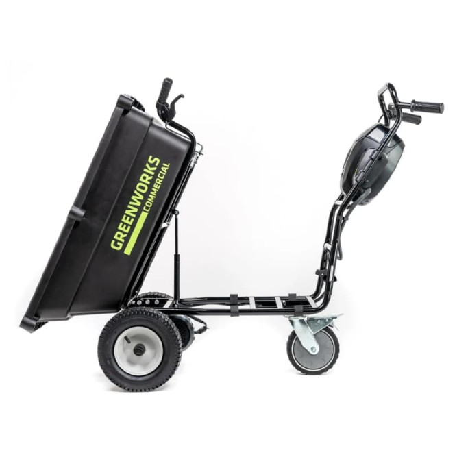 Садовая тележка самоходная Greenworks Арт. 7400607, 82V, 106 л, без АКБ и ЗУ