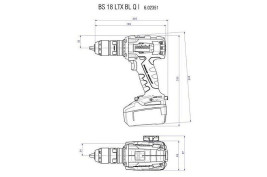 Аккумуляторная дрель-шуруповерт Metabo BS 18 LTX BL Q I 602351500