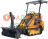 Мини-погрузчик BAUMECH ML-03 Pro, дв.Zongshen GB750 инж. + роторн.снегоуборщ. 110см + каркас безопас
