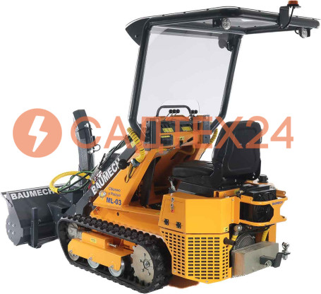 Мини-погрузчик BAUMECH ML-03 Pro, дв.Zongshen GB750 инж. + роторн.снегоуборщ. 110см + каркас безопас