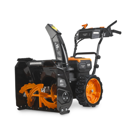 Снегоуборщик аккумуляторный VILLARTEC WA6261 SET:AM608 (2шт)+AC604 мод.24/25 б/щ 62В 610мм 2ступ