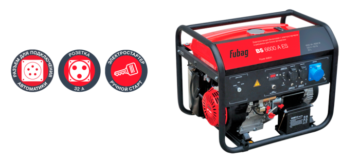Бензогенератор Fubag BS 6600 A ES в Екатеринбурге