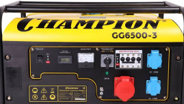 Бензогенератор Champion GG6500-3