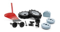 Принадлежность к культиватору HUSQVARNA TF334/TF434P Плуг-окучник с пневмоколесами, сцепкой и противовесом 5794861-01