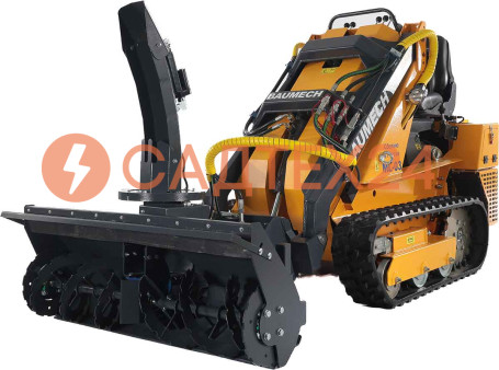 Мини-погрузчик BAUMECH ML-03 Pro, дв.Zongshen GB750 инж. + роторный снегоуборщик 110 см