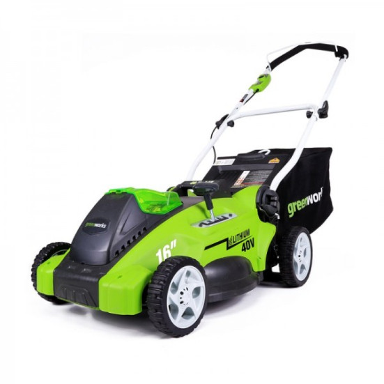 Аккумуляторная газонокосилка GREENWORKS G-MAX G40LM40 40V 40 СМ