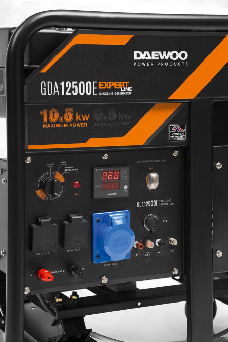 Бензогенератор Daewoo GDA 12500E