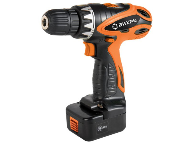 Дрель-шуруповерт аккумуляторная Вихрь ДА-12-1