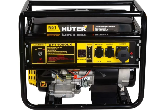 Бензогенератор Huter DY11000LX (электростартер)