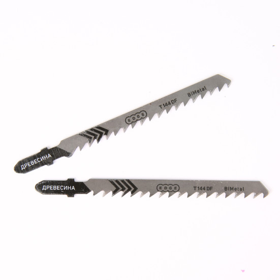 Пилка для лобзика EDGE by PATRIOT T144DF по дереву, 2шт в блистере