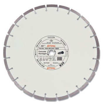Алмазный диск 350х20мм по бетону B20 Stihl 08350907026