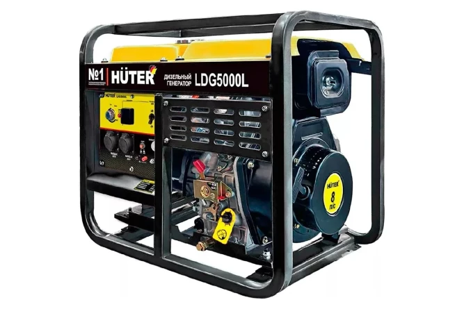 Дизельный электрогенератор Huter LDG 5000L
