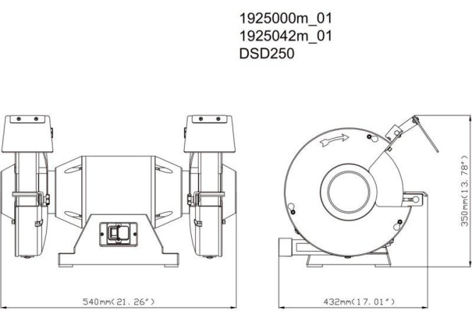 Точило Metabo DSD 250 619250000