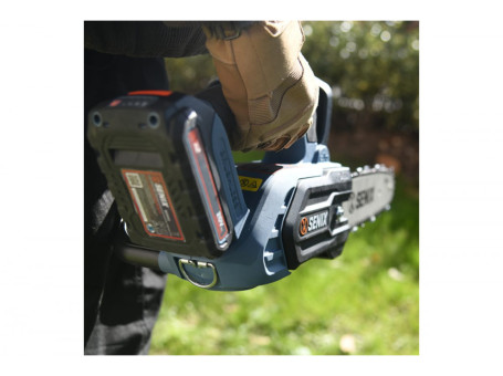 Пила аккумуляторная цепная SENIX CSX2-M1-EU с акк 4А*ч и ЗУ