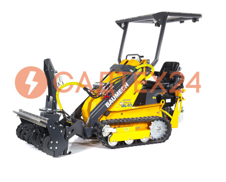 Мини-погрузчик BAUMECH ML-03 диз, дв. Lifan C192FD +снегоуборщик 110 см + каркас безопасности