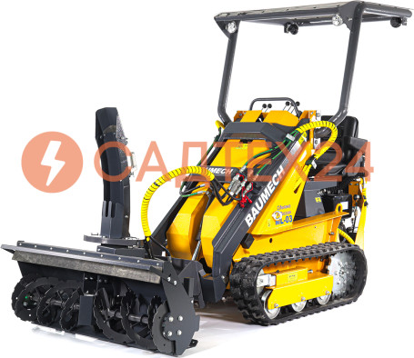 Мини-погрузчик BAUMECH ML-03 диз, дв. Lifan C192FD +снегоуборщик 110 см + каркас безопасности