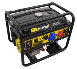 Бензогенератор Huter DY9500LX-3 PRO-электростартер (380В/220В)
