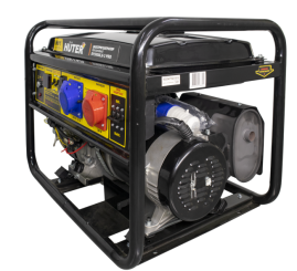 Бензогенератор Huter DY9500LX-3 PRO-электростартер (380В/220В)