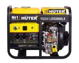Дизельный электрогенератор Huter LDG 5000LX