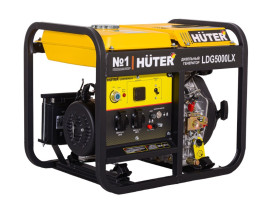 Дизельный электрогенератор Huter LDG 5000LX