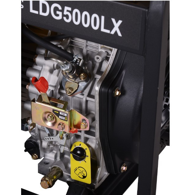 Дизельный электрогенератор Huter LDG 5000LX
