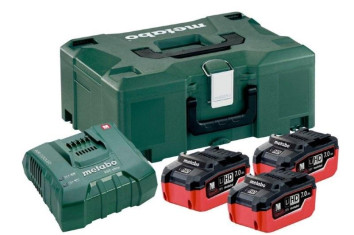 Базовый комплект Metabo 18 В LiHD 3х7,0Ач + ЗУ ASC ULTRA AIR COOLED + Metaloc  685110000