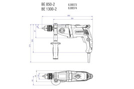Дрель Metabo BEV 1300-2 600574000