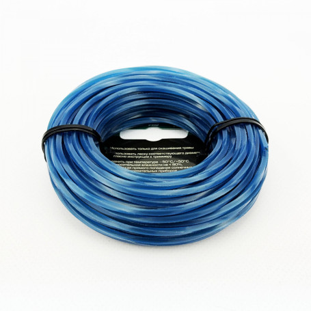 Триммерная леска STEVIMAN 2.4 HI-PRO 15м Витой квадрат с сердечником