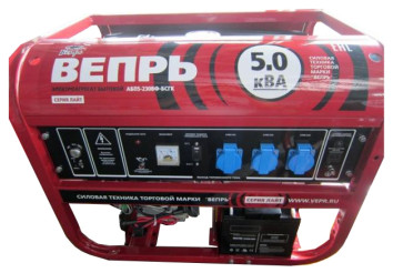Бензиновая электростанция Вепрь АБП5-230ВФ-БСГК