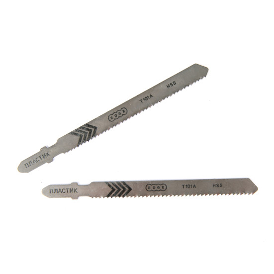 Пилка для лобзика EDGE by PATRIOT T101A по пластику, 2шт в блистере