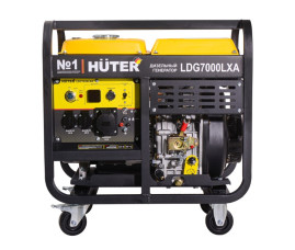 Дизельный электрогенератор Huter LDG 7000LXА