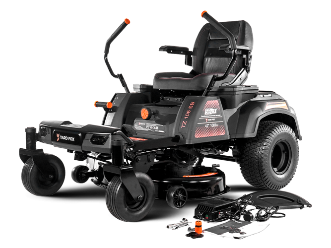 Аккумуляторный Садовый трактор YARD FOX TZ 106 SB