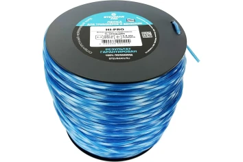 Триммерная леска STEVIMAN 2.4 HI-PRO 290м Витой квадрат с сердечником