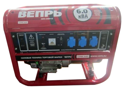 Бензиновая электростанция Вепрь АБП 6-230 ВФ-БГ