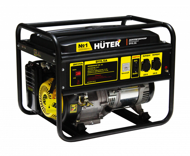Бензогенератор Huter DY6.5A