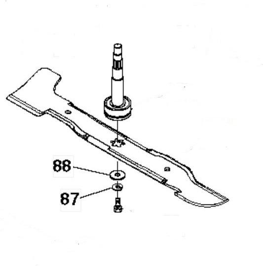 Нож для трактора правый Husqvarna 5324279-85