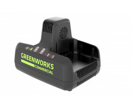 Быстрое зарядное устройство для 2-х аккумуляторов Greenworks Арт. 2939007, 82V, 8А