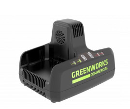 Быстрое зарядное устройство для 2-х аккумуляторов Greenworks Арт. 2939007, 82V, 8А