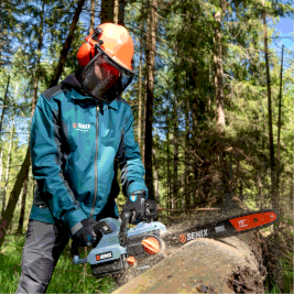 Пила аккумуляторная цепная SENIX CSX6-M1-EU с акк 4 А*ч и ЗУ