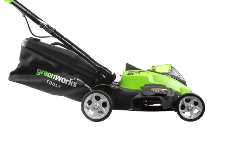 G-MAX 40V Аккумуляторная Газонокосилка 45 см G40LM45