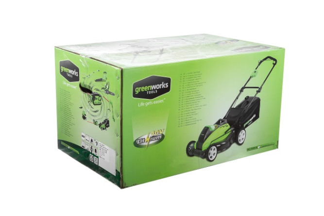 G-MAX 40V Аккумуляторная Газонокосилка 45 см G40LM45