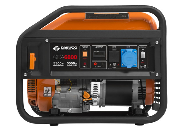 Бензогенератор Daewoo GDA 6800