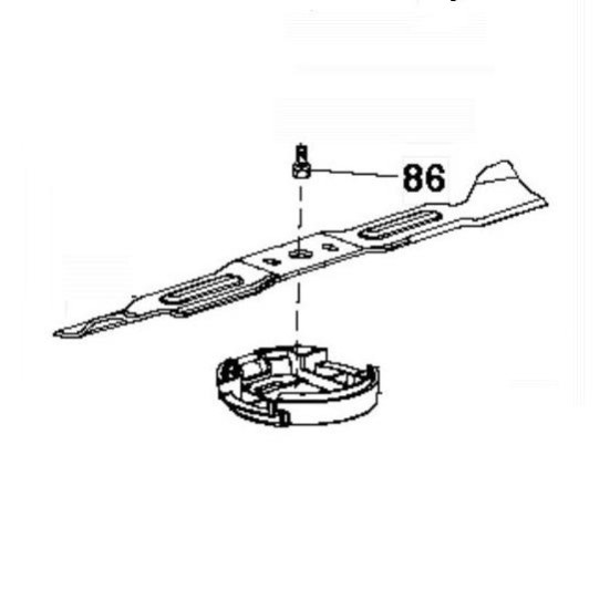 Нож для трактора правый Husqvarna 5811212-01